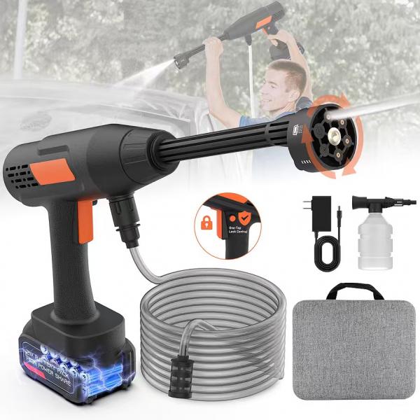 Portable High-Pressure Washer 110-Piece Clearance Kit – USA FBA Fast Shipping